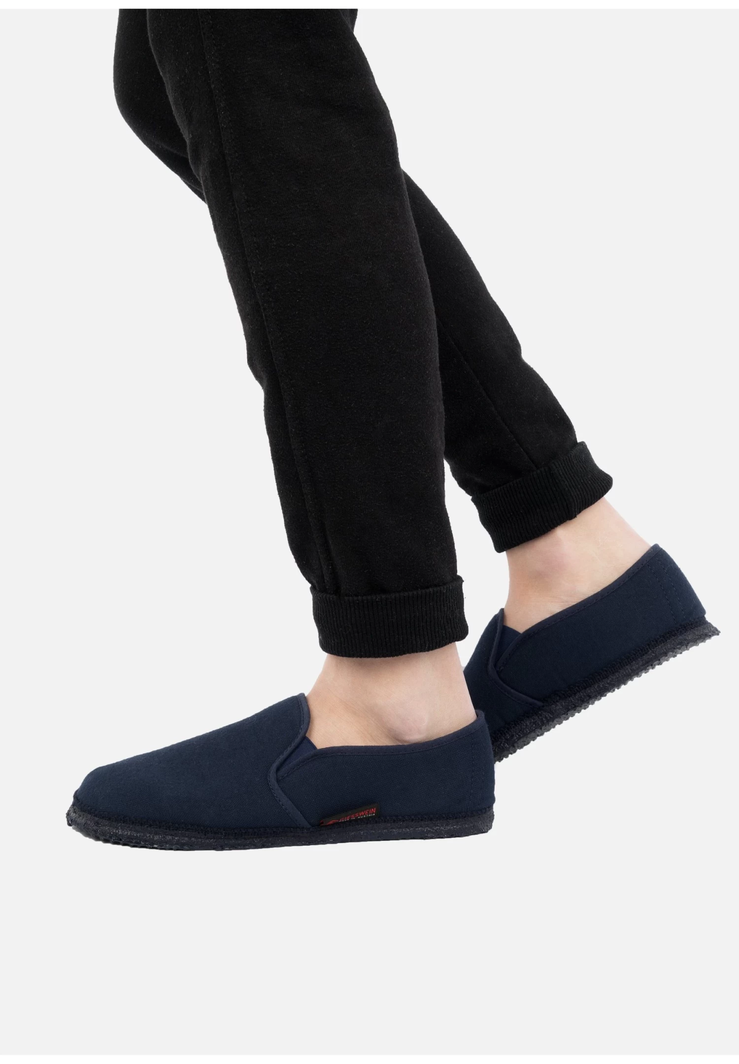 Giesswein Berlin - Pantoffels - Dunkelblau 1 Giesswein Berlin - Pantoffels - Dunkelblau