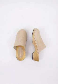 Mimosa - Clogs - Beige -Chique Schoenen Winkel a16597844d7949f2b671b9307eb343fc
