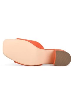 Lena- Muiltjes Met Hak - Orange -Chique Schoenen Winkel a3db846962ee4734a2691c50ddc1b0f4