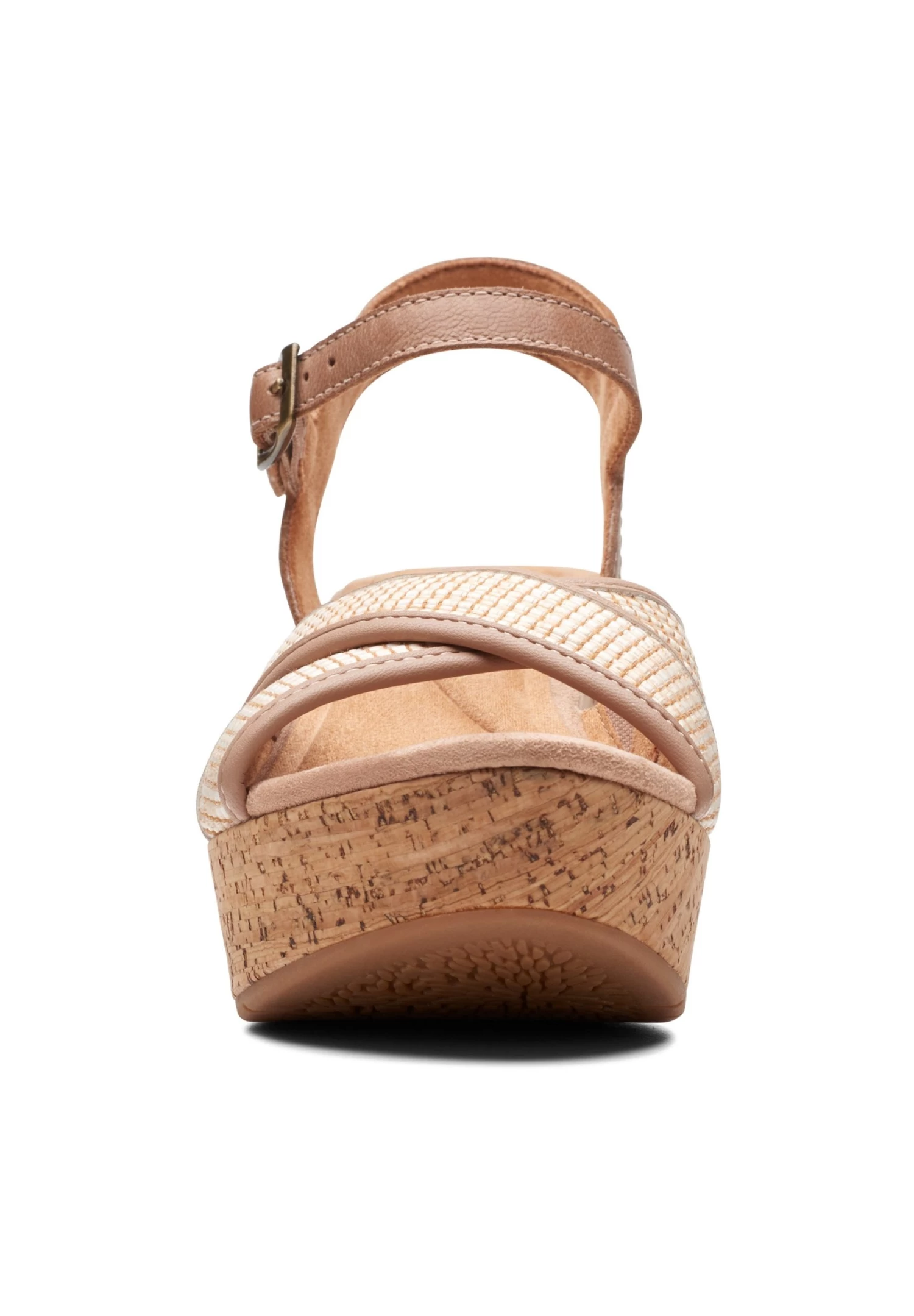 Clarks Elleri Plum - D - Sandalen Met Sleehak - Beige / Brown 5 Clarks Elleri Plum - D - Sandalen Met Sleehak - Beige / Brown - Afbeelding 5