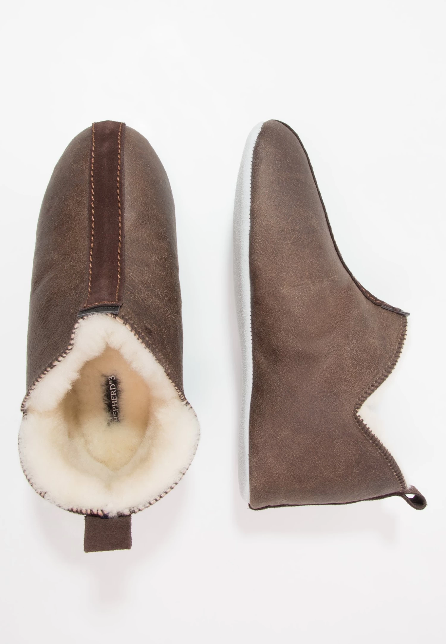 Shepherd Lina - Pantoffels - Oiled Antique 3 Shepherd Lina - Pantoffels - Oiled Antique - Afbeelding 3