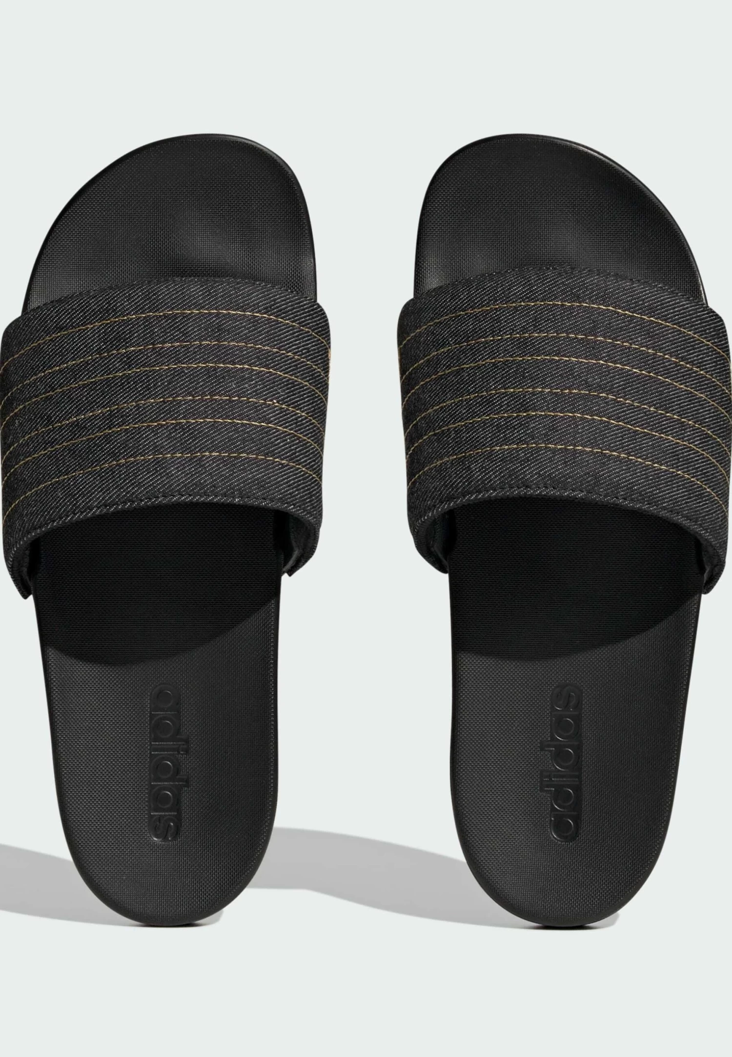 Adidas Sportswear Adilette Comfort - Badslippers - Core Black Preloved Yellow Core Black 2 Adidas Sportswear Adilette Comfort - Badslippers - Core Black Preloved Yellow Core Black - Afbeelding 2