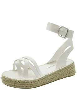 South Beach Footwear 2 Part W Multi Cros - Espadrilles - White