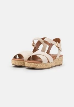 Dune London Linnie - Sandalen Met Plateauzool - Ecru -Chique Schoenen Winkel b1e810aaa2d24875a8c891b9d832ddb6