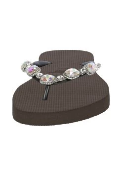 Copa Cabana Chrystal - Teensandalen - Coffee -Chique Schoenen Winkel b4305d68f29540d68da77273d73e4711