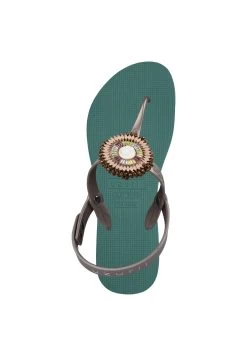 Selena - Badslippers - Forest Green 7 Selena - Badslippers - Forest Green -Chique Schoenen Winkel b781e390f8cd489586a99f464e77ca4d