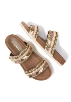 Lazamani Muiltjes Met Hak - Brown -Chique Schoenen Winkel b7a42870d7a8489ea8d7100d3d05c925