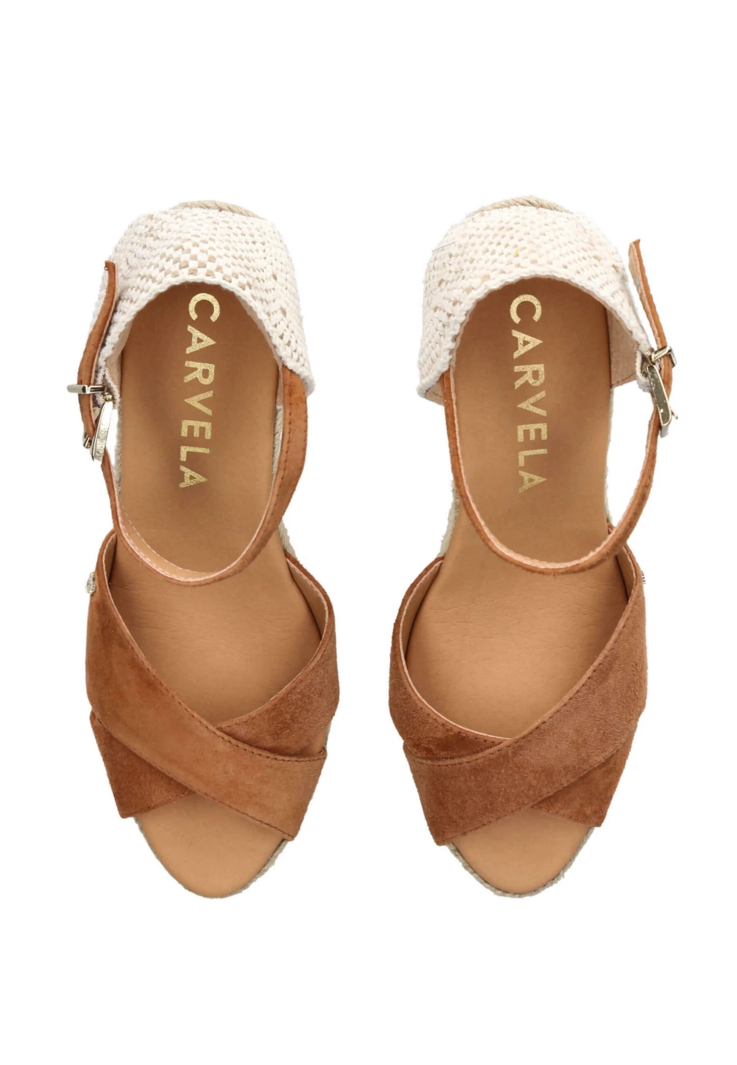 Sun Ray - Sandalen Met Sleehak - Tan 3 Sun Ray - Sandalen Met Sleehak - Tan - Image 3