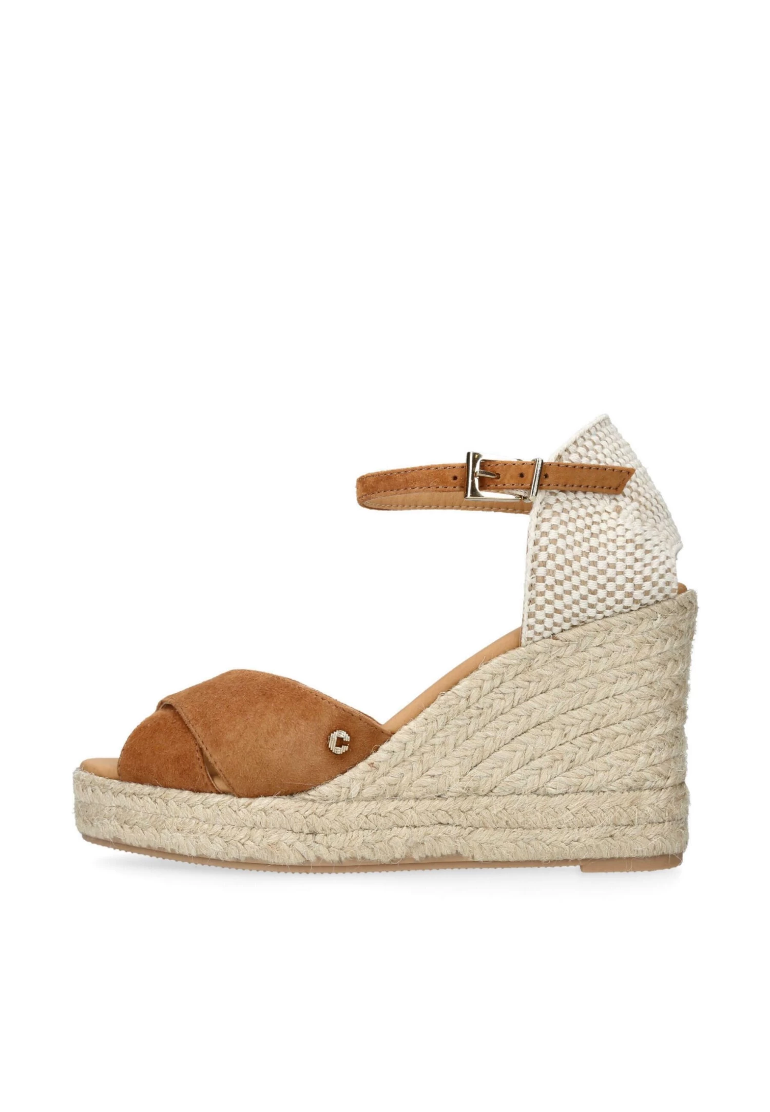 Sun Ray - Sandalen Met Sleehak - Tan 1 Sun Ray - Sandalen Met Sleehak - Tan