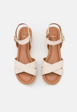 Dune London Linnie - Sandalen Met Plateauzool - Ecru -Chique Schoenen Winkel c35af5eae47a4df1a90f612bf6e81c3c