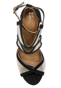 Sandalen - Czarny/Złoty 7 Sandalen - Czarny/Złoty -Chique Schoenen Winkel c38f606f297449ba9ceea85bf0b99b3a