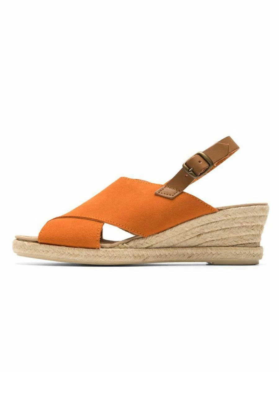 Bianco Biaanja - Sandalen Met Sleehak - Orange 1 Bianco Biaanja - Sandalen Met Sleehak - Orange