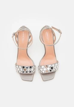 Alberta Ferretti Embroideries - Sandalen Met Hoge Hak - Fantasy Grey -Chique Schoenen Winkel d650587bd5cc403abda254de7bb129a3