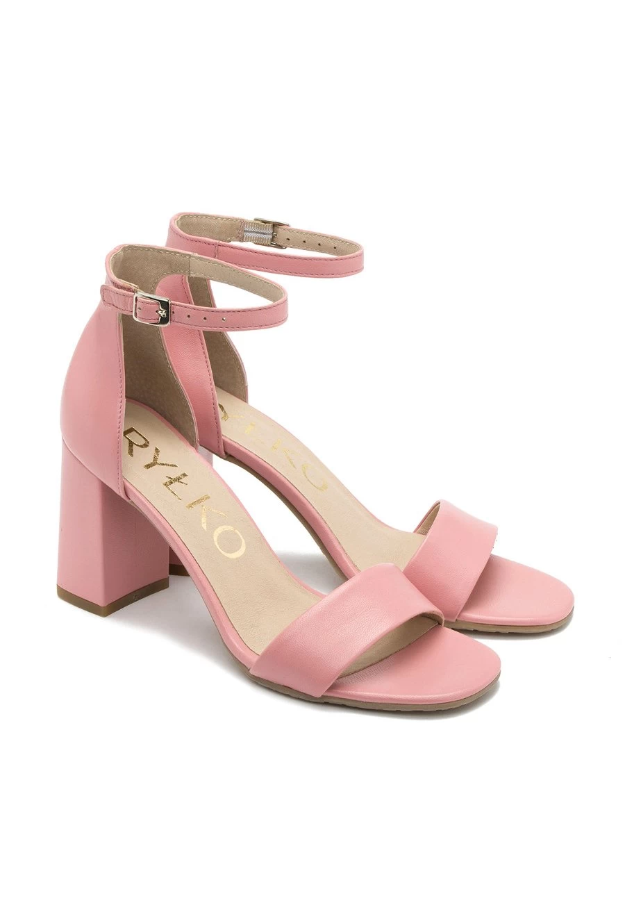 Sandalen Met Hoge Hak - Różowy 2 Sandalen Met Hoge Hak - Różowy - Afbeelding 2