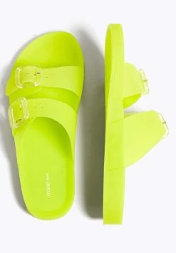 Oysho Baño Molde Translúcido - Badslippers - Neon Yellow -Chique Schoenen Winkel ec8bb01354bd4bfd9a5cfefb1947e40b