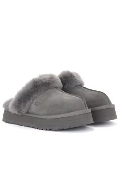 Ugg Disquette - Pantoffels - Grigio 7 Ugg Disquette - Pantoffels - Grigio -Chique Schoenen Winkel f1d3a09077974415a091a4dd5bba83fb