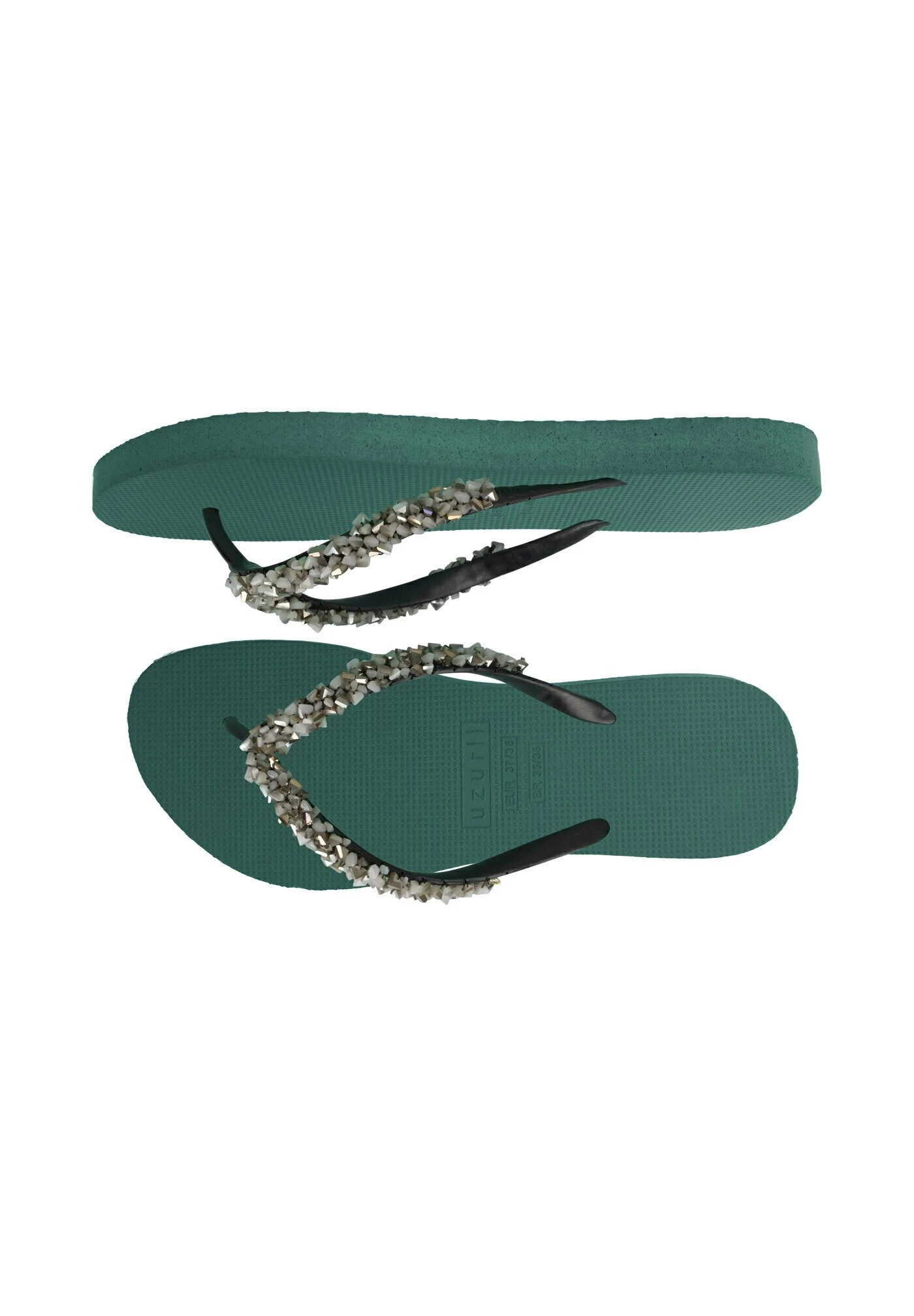 Classic Aby Silver - Teensandalen - Forest Green 5 Classic Aby Silver - Teensandalen - Forest Green - Afbeelding 5