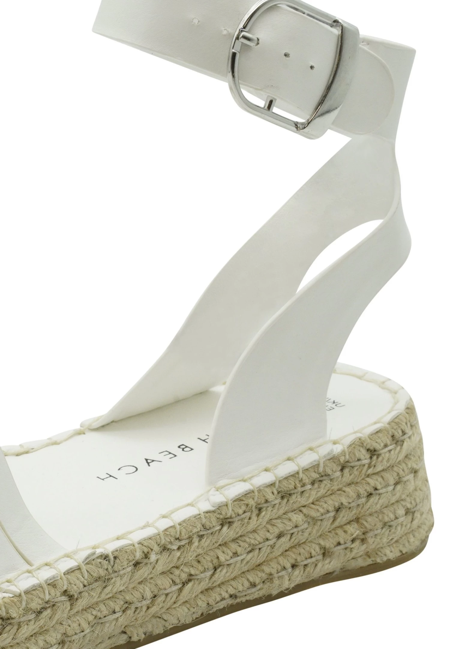 South Beach Footwear 2 Part W Multi Cros - Espadrilles - White 2 South Beach Footwear 2 Part W Multi Cros - Espadrilles - White - Image 2